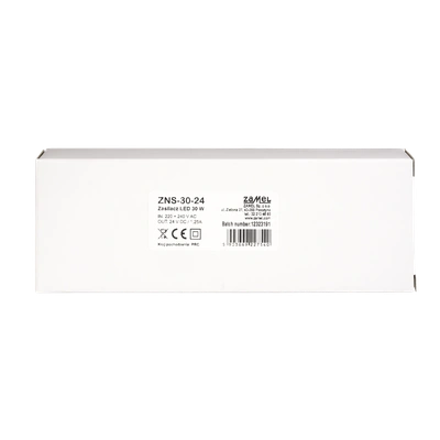 ZASILACZ LED SLIM 24V DC 30W   TYP: ZNS-30-24