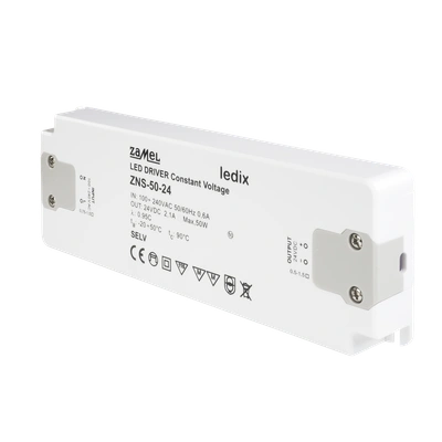 ZASILACZ LED SLIM 24V DC 50W   TYP: ZNS-50-24