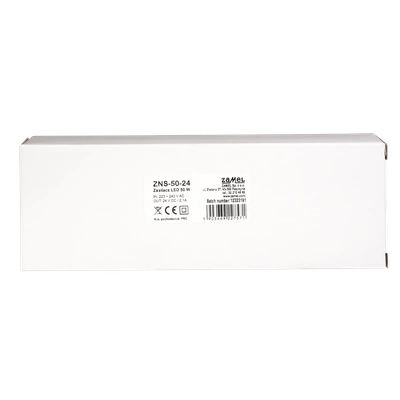 ZASILACZ LED SLIM 24V DC 50W   TYP: ZNS-50-24