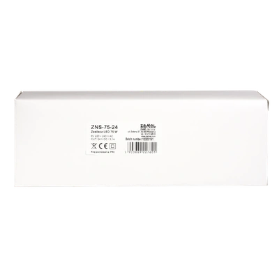 ZASILACZ LED SLIM 24V DC 75W   TYP: ZNS-75-24