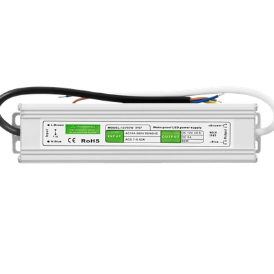 Zasilacz LED 12V DC 60W IP67   TYP: ZAH-60-12