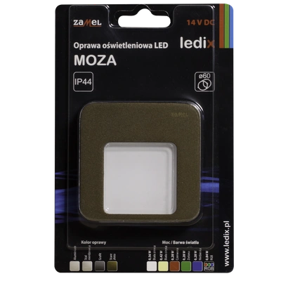 Oprawa LED MOZA PT 14V DC ZLO biała zimna  TYP: 01-211-41