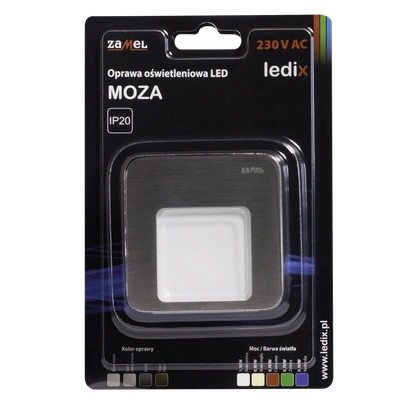Oprawa LED MOZA PT 230V AC STA zielona  TYP: 01-221-24