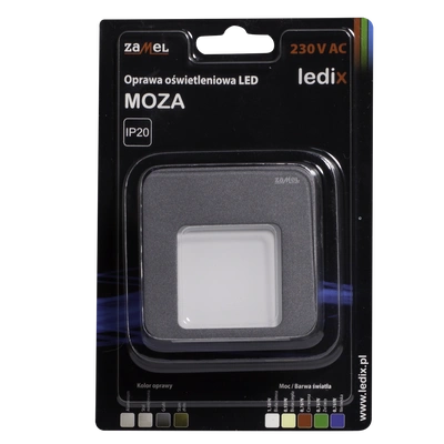 Oprawa LED MOZA PT 230V AC GRF biała zimna  TYP: 01-221-31