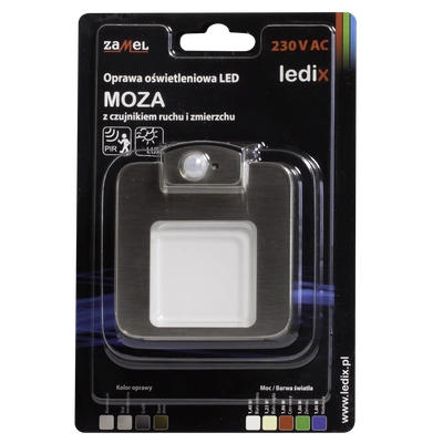 Oprawa LED MOZA PT 230V AC czujnik STA biała ciepła TYP: 01-222-22