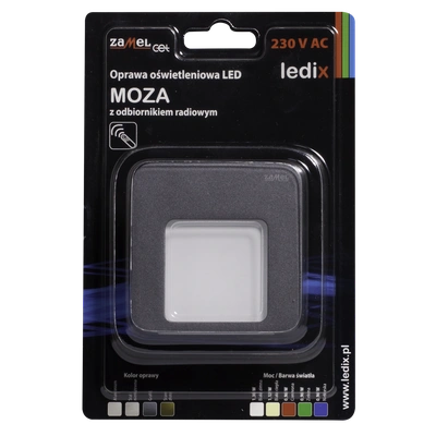 Oprawa LED MOZA PT 230V AC radio GRF biała ciepła TYP: 01-224-32