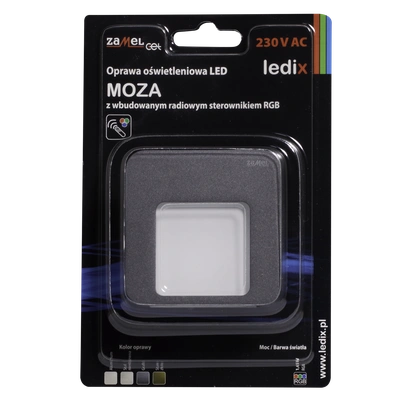 Oprawa LED MOZA PT 230V AC sterownik GRF RGB  TYP: 01-225-36