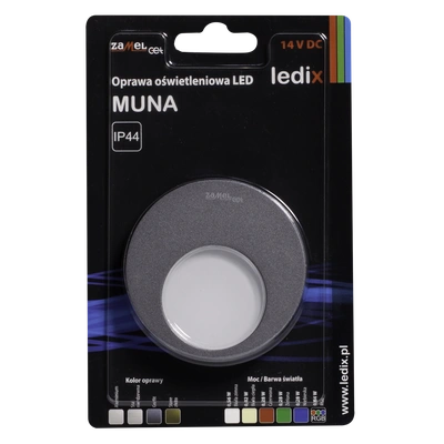 Oprawa LED MUNA NT 14V DC GRF biała zimna  TYP: 02-111-31