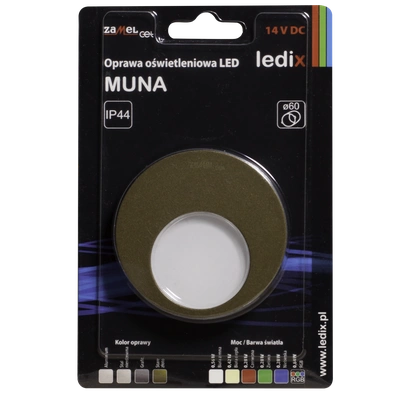 Oprawa LED MUNA NT 14V DC ZLO biała ciepła  TYP: 02-111-42