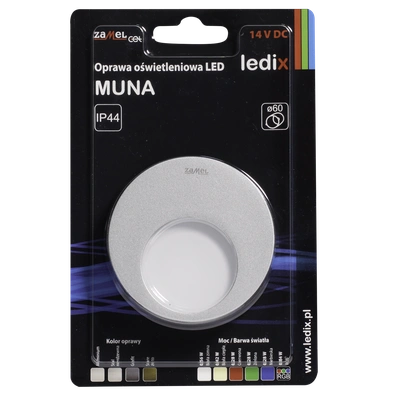 Oprawa LED MUNA PT 14V DC ALU biała zimna  TYP: 02-211-11