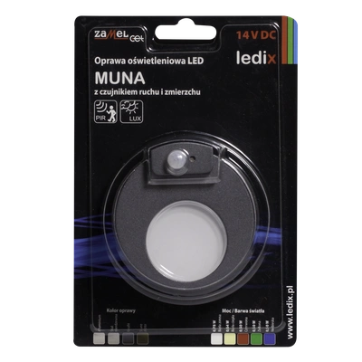 Oprawa LED MUNA PT 14V DC czujnik GRF biała zimna TYP: 02-212-31