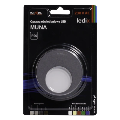 Oprawa LED MUNA PT 230V AC GRF biała ciepła  TYP: 02-221-32