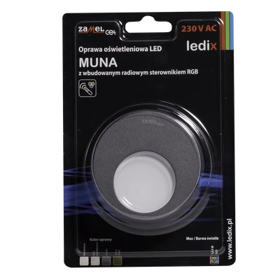 Oprawa LED MUNA PT 230V AC sterownik GRF RGB  TYP: 02-225-36