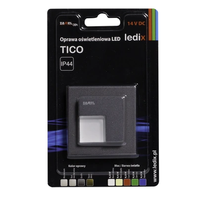 Oprawa LED TICO z ramką NT 14V DC GRF biała zimna  TYP: 05-111-31