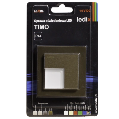 Oprawa LED TIMO z ramką NT  14V DC ZLO biała zimna  TYP: 07-111-41