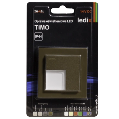 Oprawa LED TIMO z ramką PT 14V DC ZLO biała ciepła  TYP: 07-211-42
