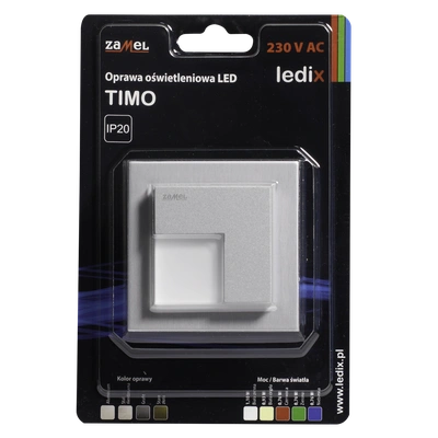 Oprawa LED TIMO PT 230V AC ALU biała ciepła  TYP: 07-221-12