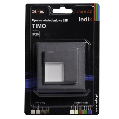 Oprawa LED TIMO PT 230V AC GRF biała zimna  TYP: 07-221-31