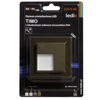 Oprawa LED TIMO PT 230V AC sterownik ZLO RGB  TYP: 07-225-46
