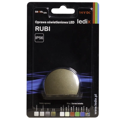 Oprawa LED RUBI NT 14V DC ZLO RGB  TYP: 08-111-46