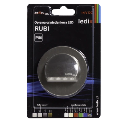 Oprawa LED RUBI z ramką NT 14V DC STA biała ciepła  TYP: 09-111-22