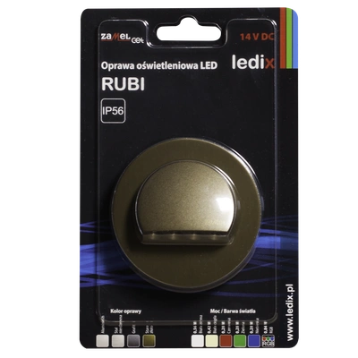 Oprawa LED RUBI z ramką NT 14V DC ZLO RGB  TYP: 09-111-46