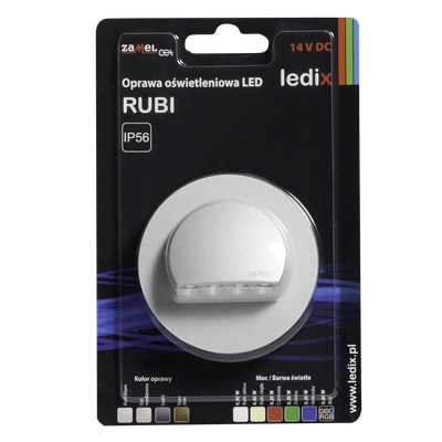 Oprawa LED RUBI z ramką PT 14V DC ALU RGB  TYP: 09-211-16