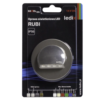 Oprawa LED RUBI z ramką PT 14V DC STA biała ciepła  TYP: 09-211-22