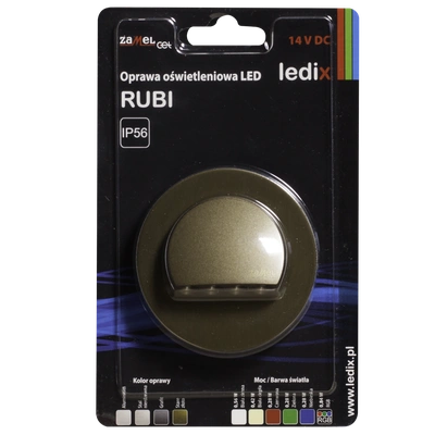Oprawa LED RUBI z ramką PT 14V DC ZLO RGB  TYP: 09-211-46