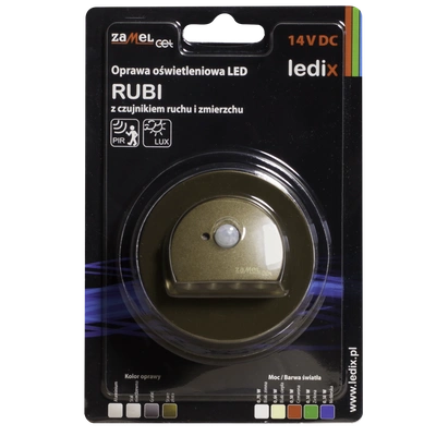 Oprawa LED RUBI PT 14V DC czujnik ZLO biała zimna TYP: 09-212-41