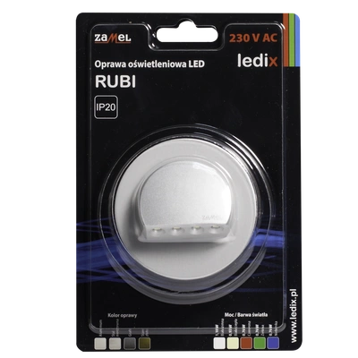 Oprawa LED RUBI PT 230V AC ALU biała ciepła  TYP: 09-221-12