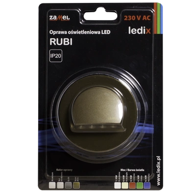 Oprawa LED RUBI PT 230V AC ZLO biała zimna  TYP: 09-221-41