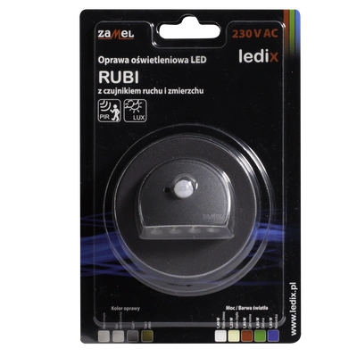 Oprawa LED RUBI PT 230V AC czujnik GRF biała ciepła TYP: 09-222-32