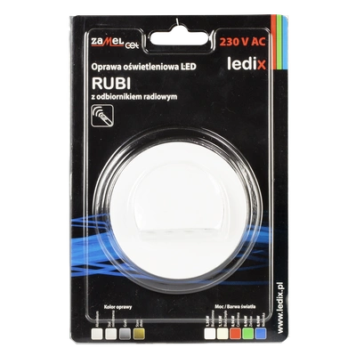 Oprawa LED RUBI PT 230V AC radio BIA biała zimna  TYP: 09-224-51