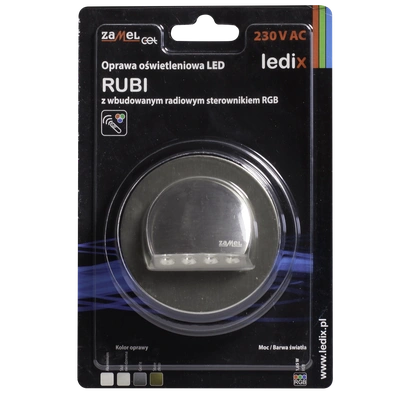 Oprawa LED RUBI PT 230V AC sterownik STA RGB  TYP: 09-225-26