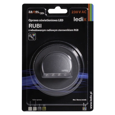 Oprawa LED RUBI PT 230V AC sterownik GRF RGB  TYP: 09-225-36