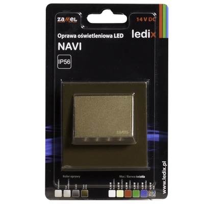 Oprawa LED NAVI z ramką NT 14V DC ZLO biała zimna  TYP: 11-111-41