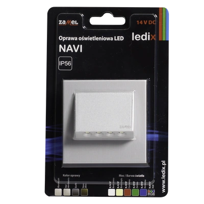 Oprawa LED NAVI z ramką PT 14V DC ALU RGB  TYP: 11-211-16