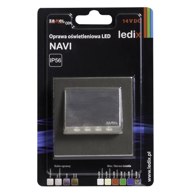 Oprawa LED NAVI z ramką PT 14V DC STA biała zimna  TYP: 11-211-21