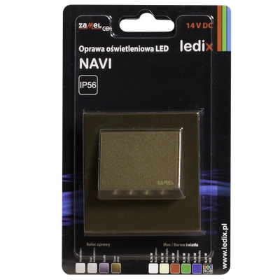 Oprawa LED NAVI z ramką PT 14V DC ZLO biała zimna  TYP: 11-211-41