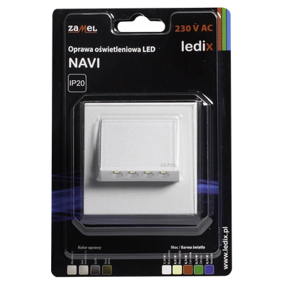 Oprawa LED NAVI PT 230V AC ALU biała zimna  TYP: 11-221-11