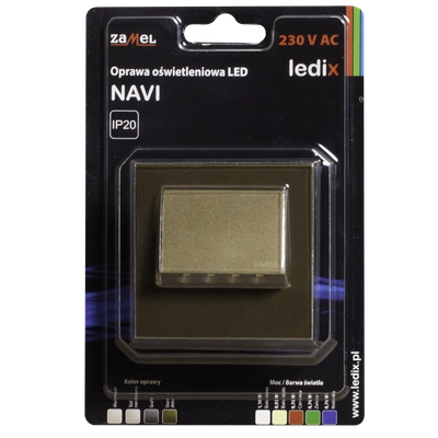 Oprawa LED NAVI PT 230V AC ZLO biała zimna  TYP: 11-221-41