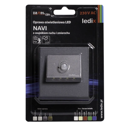 Oprawa LED NAVI PT 230V AC czujnik GRF biała zimna TYP: 11-222-31