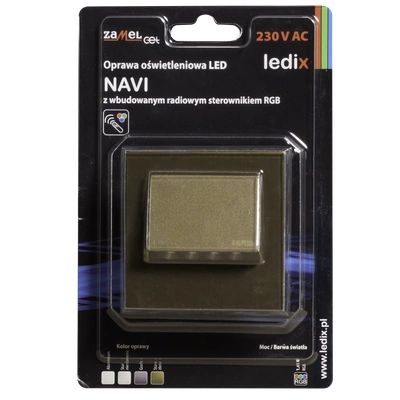 Oprawa LED NAVI PT 230V AC sterownik ZLO RGB  TYP: 11-225-46