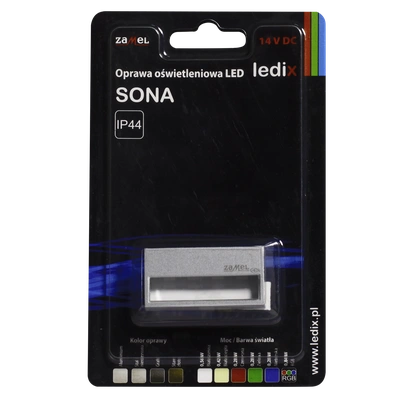 Oprawa LED SONA NT 14V DC ALU biała ciepła  TYP: 12-111-12