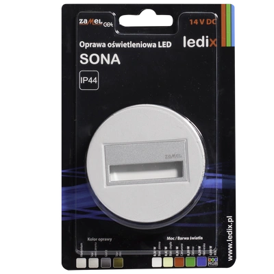 Oprawa LED SONA okrągła PT 14V DC ALU biała ciepła  TYP: 13-211-12