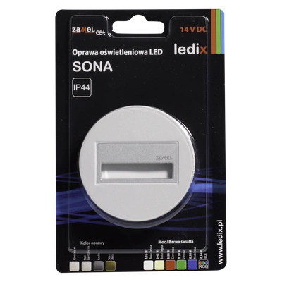 Oprawa LED SONA okrągła PT 14V DC ALU RGB  TYP: 13-211-16