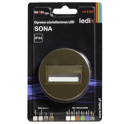 Oprawa LED SONA okrągła PT 14V DC ZLO RGB  TYP: 13-211-46