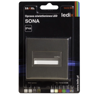 Oprawa LED SONA kwadratowa PT 14V DC STA RGB  TYP: 14-211-26