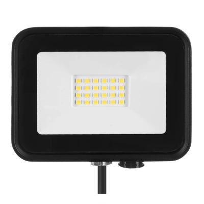 Naświetlacz LED SOLIS 20W 230V IP65 czarny, barwa biała neutralna TYP: NAS-20WN